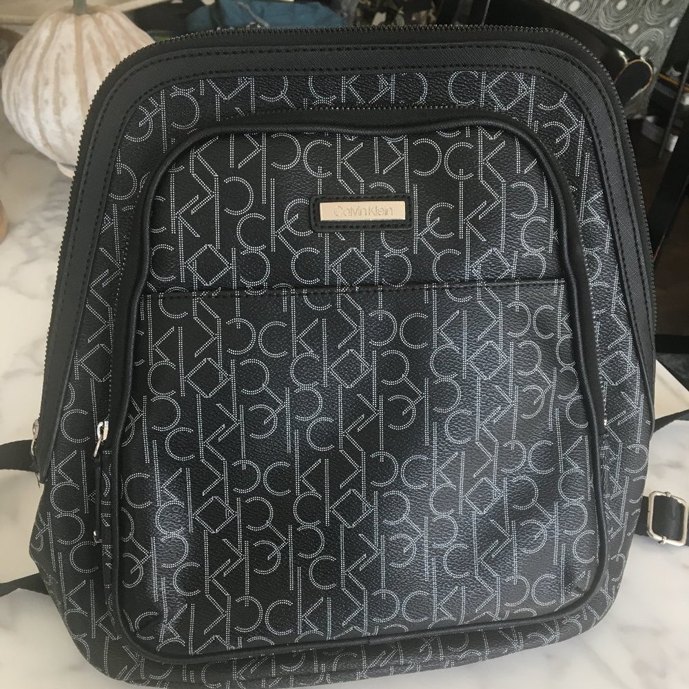 Calvin Klein Monogram Black Backpack